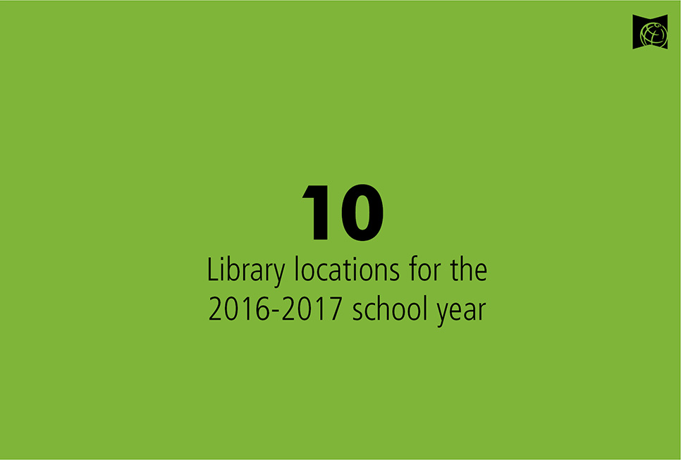 14 Library locations