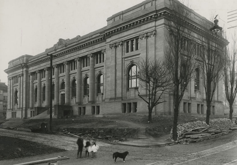 Photo of the original Central Library
