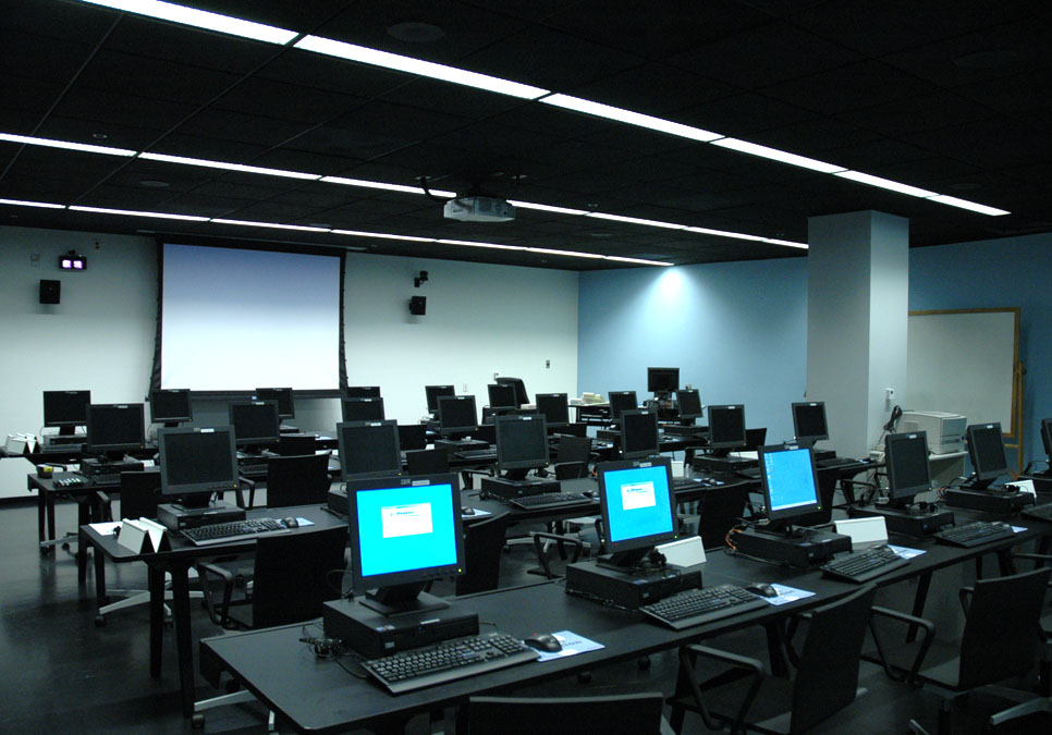  A computer classroom for patrons at the Central Library 