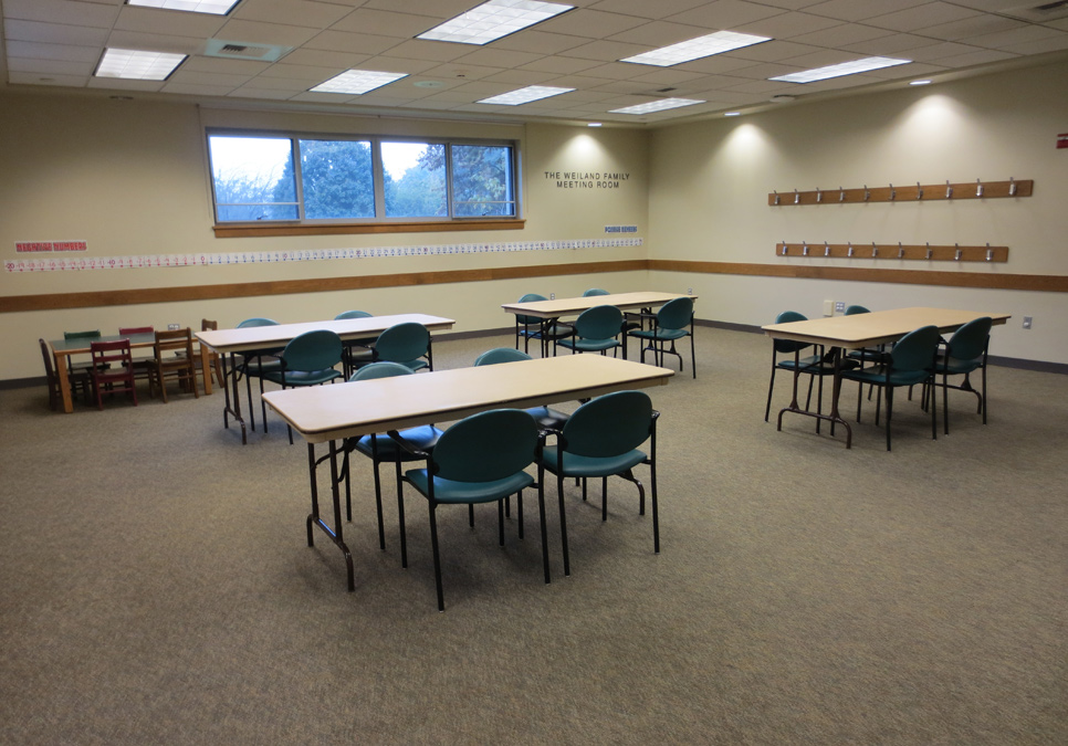 Meeting room area at the Columbia Branch