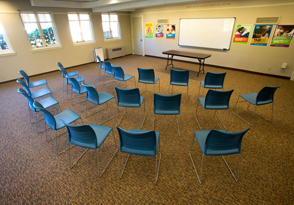 Meeting room area at the Green Lake Branch