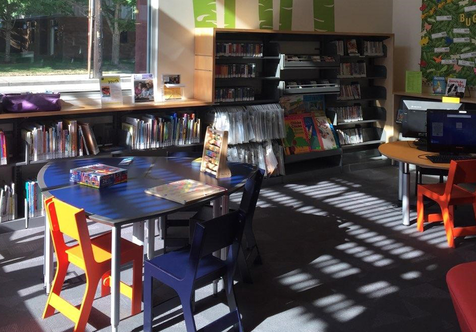 Children’s area at the South Park Branch