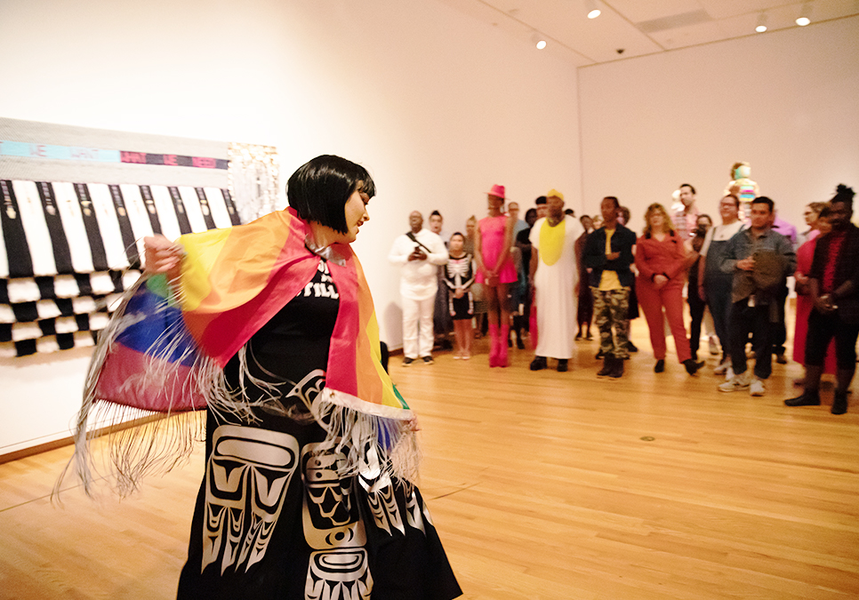 Performer at legendary children event at the Seattle Art Museum in 2019
