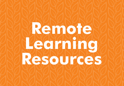 Remote learning resources graphic