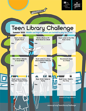 20120 teen Library challenge card