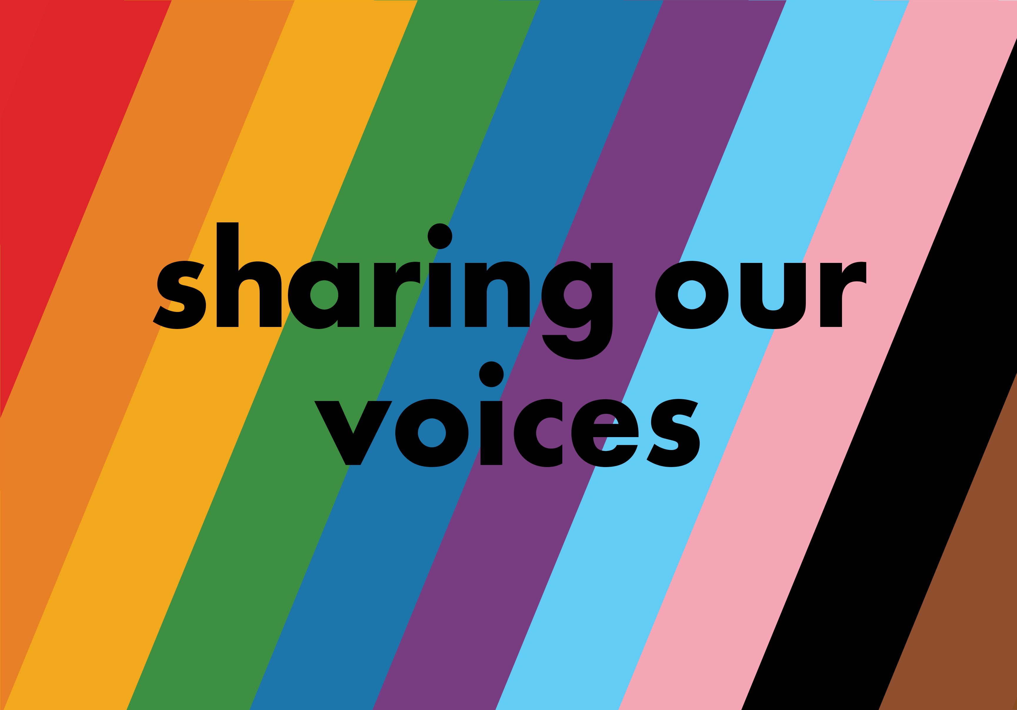 Sharing Our Voices graphic